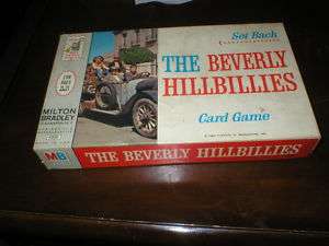 BEVERLY HILLBILLIES SET BACK CARD GAME MILTON BRADLEY  