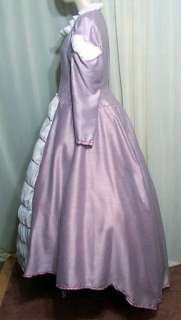 Old West Victorian Civil Ball Gown Steampunk Dress L  