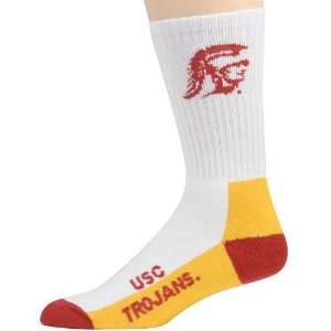USC Trojans Youth Tri Color Team Logo Tall Socks  Sports 