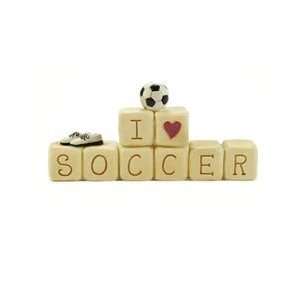  I Love Soccer Blossom Bucket Collectible