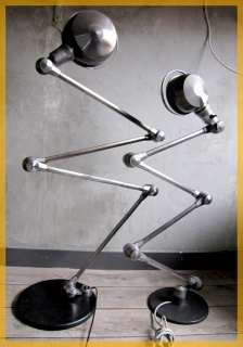 FRENCH MODERNIST Industrial Floor standing lamp JIELDE 4  big  arms 