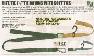 Rite Tie Heavy duty Motorcycle straps/tie downs, 1.5  