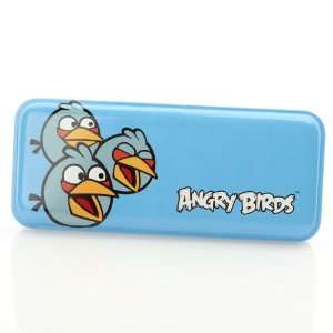    Licensed Angry Birds Tin Pencil Case Blue Bird Toys & Games
