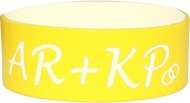 100 ONE INCH 1 COLOR TEXT CUSTOM SILICONE WRISTBANDS big fat bands 