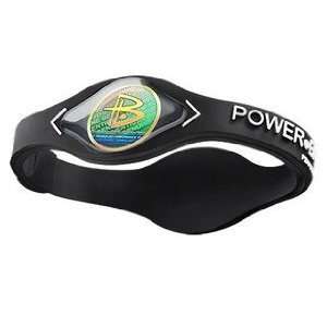  Silicone Power Balance Bracelet Black and White Sports 