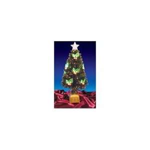   LED Color Changing Fiber Optic Christmas Tree with Ho