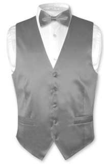 New BIAGIO Collection Brand SILK Dress Vest and BowTie with matching 