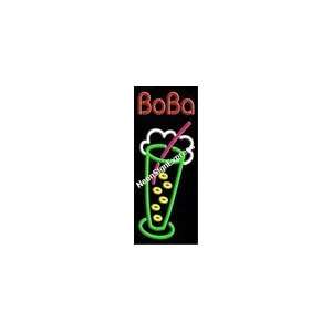  Boba, red,Logo (vertical) Neon Sign 