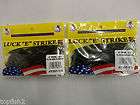 Luck E Strike 6 Twirl Tail Worms, Green Pumpkin, 2 Packages (New 