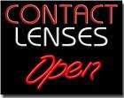 531 CONTACT LENSES NEON SIGN LARGE optrician glasses rx  