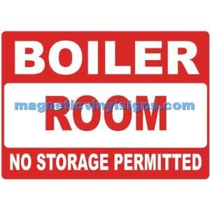 Boiler Room   10x14 Adhesive Decal 01 