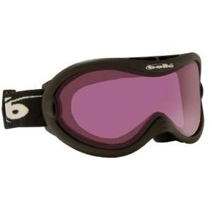  Bolle Shark Ski Goggles   Black Frame & Vermillon Lens 