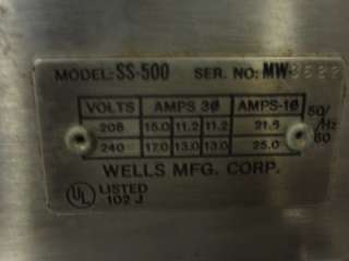 Wells data plate