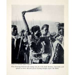   Ceremony Ethnography Natives   Original Halftone Print