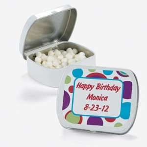 Personalized Bubble Bop Mint Tins   Candy & Mints  Grocery 