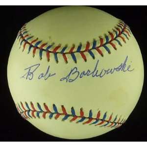 Bob Borkowski Autographed Baseball   Clem Lebine PSA COA   Autographed 