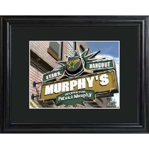  Dallas Stars Personalized Pub Print with Wood Frame 