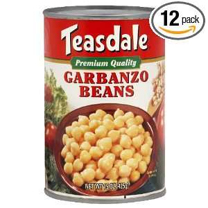 Teasdale Garbanzo Beans, 15 Ounce (Pack Grocery & Gourmet Food