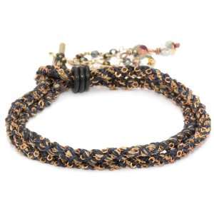   Rockstar Braided Rope with Tassel Adjustable Bracelet Jewelry
