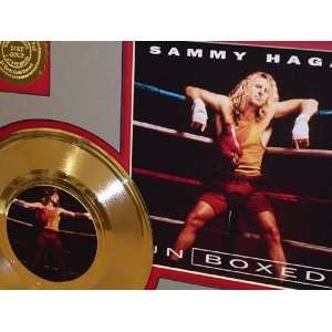  SAMMY HAGAR Gold Record Limited Edition Collectible