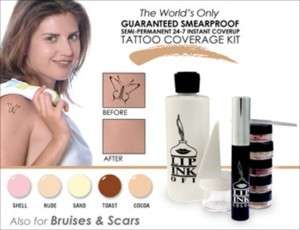 LIP INK® 24 7 Instant Tattoo Bruise & Scar Cover up Kit  
