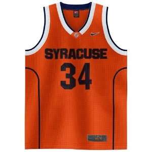   Orange #34 Orange Tackle Twill Basketball Jersey