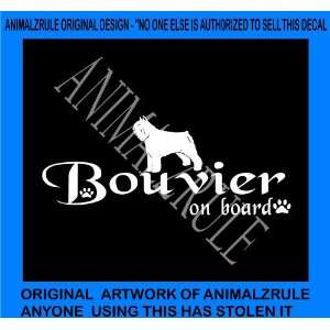  BOUVIER DES FLANDRES VINYL DECAL 