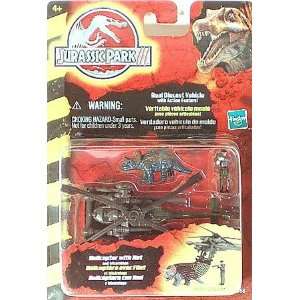    Jurassic Park III Helicopter with Net and Triceratops Toys & Games