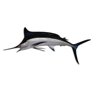    Black Marlin Half Mount Fish Replica   Taxidermy