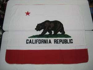California State flag on 50 x 60 Fleece Blanket Buy  