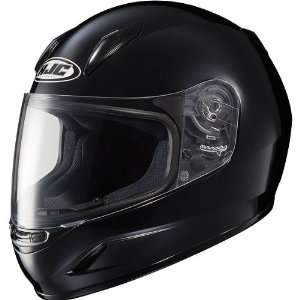 HJC Solid Youth Boys CL Y Sports Bike Racing Motorcycle Helmet   Black 