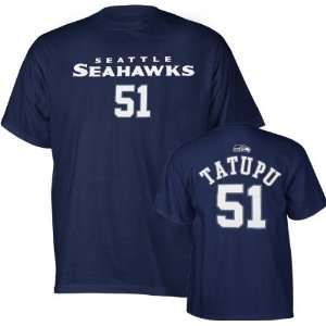  Lofa Tatupu Reebok Name and Number Seattle Seahawks T 