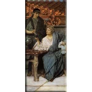 The Roman Wine Tasters 7x16 Streched Canvas Art by Alma Tadema, Sir 