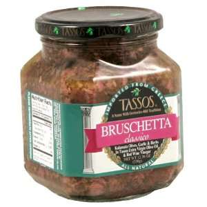 Tassos, Brushetta Classico Grlic Grocery & Gourmet Food