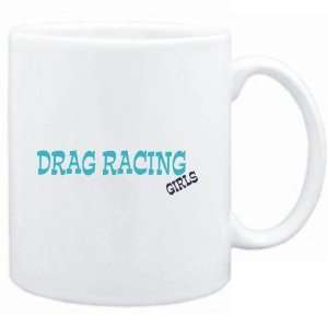  Mug White  Drag Racing GIRLS  Sports
