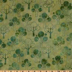  44 Wide Artisan Batiks Central Park Trees Garden Fabric 