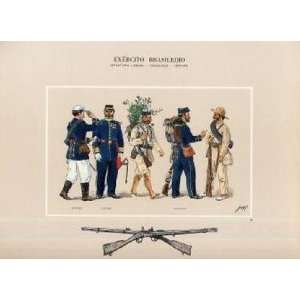  Brazil Army Infantaria Ligeira Cacadores 1866 1870 