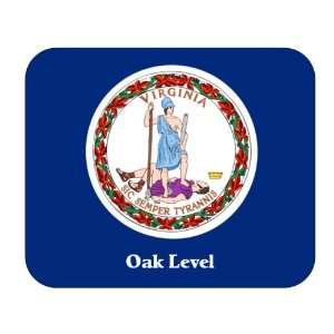  US State Flag   Oak Level, Virginia (VA) Mouse Pad 