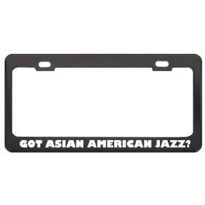   Jazz? Music Musical Instrument Black Metal License Plate Frame Holder
