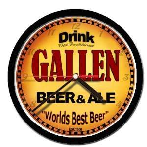  GALLEN beer and ale cerveza wall clock 