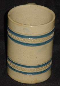 Rare Decorated Peoria Pottery Stoneware Mug Stein  