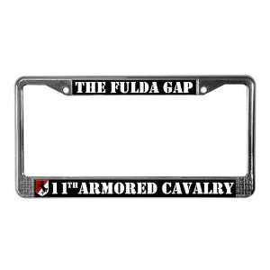  11th ACR Fulda Gap Military License Plate Frame by 