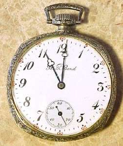 South Bend 1921 Antique Pocket Watch 17 Jewels 12s / 14K Double Stock 