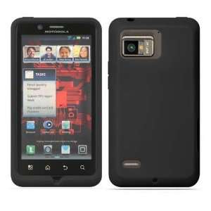   Soft Silicone Skin Case for Motorola Droid Bionic XT875 (Solid Black