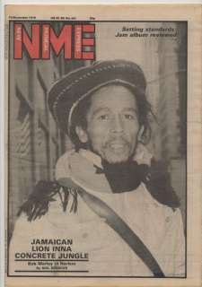 Bob Marley/The Jam New Musical Express Magazine1979  