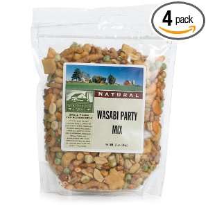 Woodstock Farms Wasabi Party Mix, 12 Ounce Bags (Pack of 4)