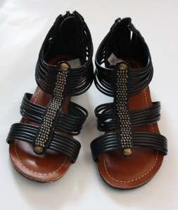 GAP KIDS sz 11 HAVANA BLACK GLADIATOR Sandals girls 2011  