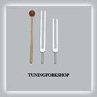 whole body c g tuning forks ying yang with mallet