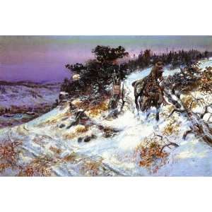   Charles Marion Russell   24 x 16 inches   Wolf and 