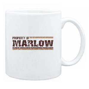  New  Property Of Marlow Retro  Mug Name